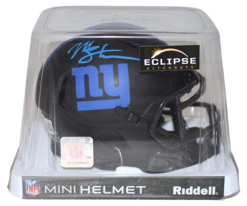 Michael Strahan Autographed New York Giants Eclipse Mini Helmet Beckett