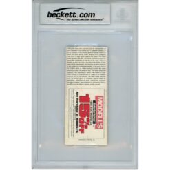 Michael Strahan Autographed New York Giants 2001 Ticket 22.5 Sacks Beckett 49829