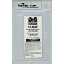 Michael Strahan Autographed New York Giants 2001 Ticket 22.5 Sacks Beckett 49825