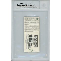 Michael Strahan Autographed New York Giants 12/15/02 Ticket Stub Beckett 46070