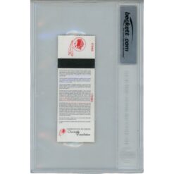 Michael Strahan Autographed New York Giants 09/11/11 Ticket Stub Beckett 46075