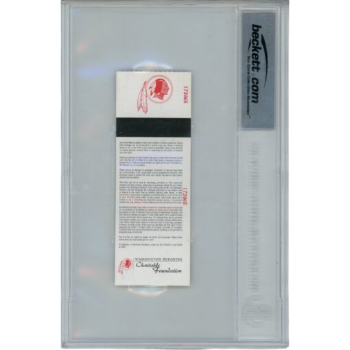 Michael Strahan Autographed New York Giants 09/11/11 Ticket Stub Beckett 46075