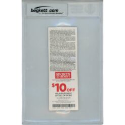 Michael Strahan Autographed New York Giants 12/9/02 Ticket Stub Beckett 46071