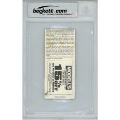 Michael Strahan Autographed New York Giants 12/1/02 Ticket Stub Beckett 46069