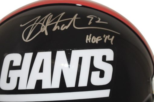 Michael Strahan Autographed New York Giants TB Authentic Helmet HOF BAS 26002