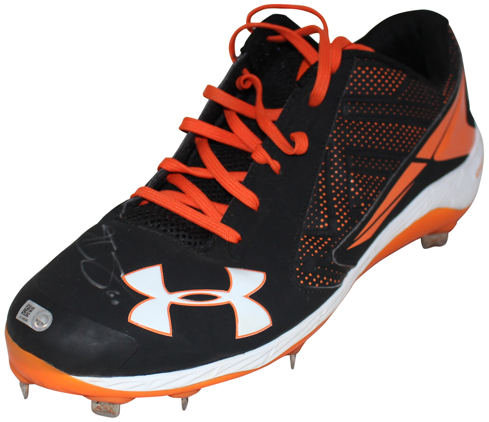 Hunter Strickland Signed San Francisco Giants Under Armour Cleat BAS