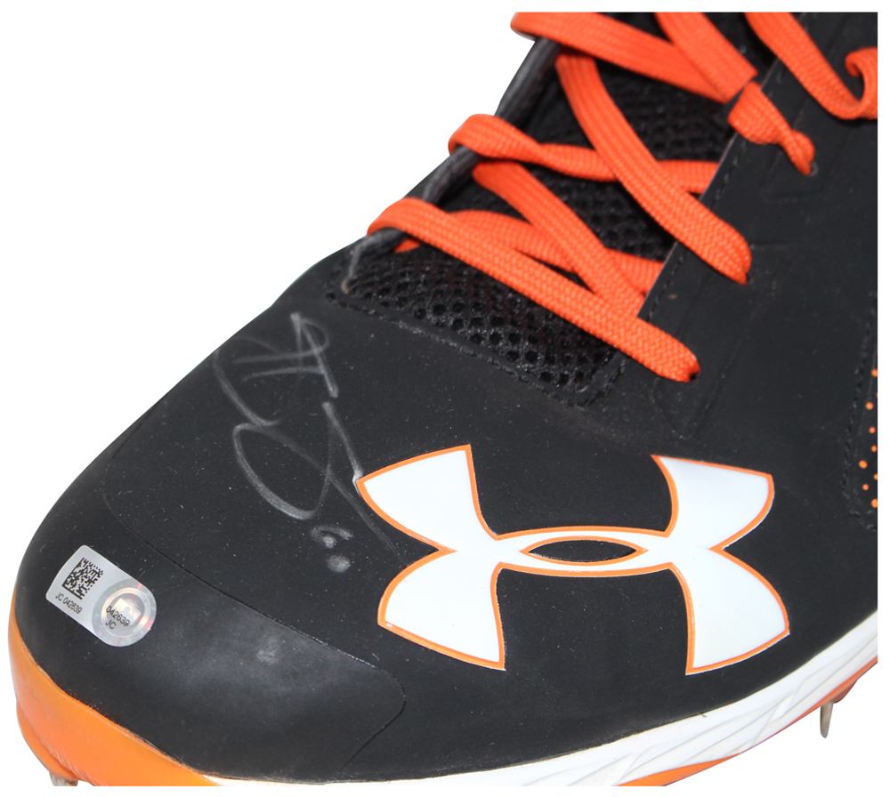 Hunter Strickland Signed San Francisco Giants Under Armour Cleat BAS