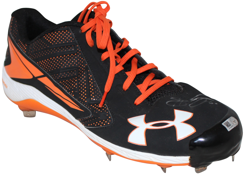 Hunter Strickland Signed San Francisco Giants Under Armour Cleat BAS