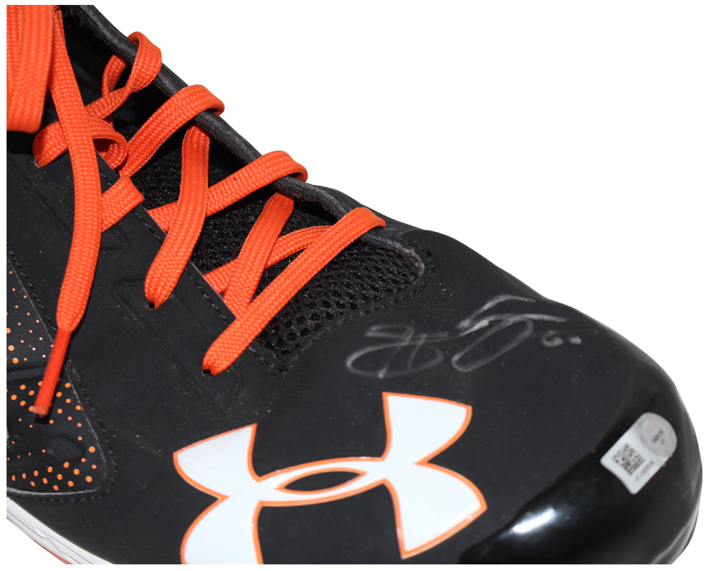 Hunter Strickland Signed San Francisco Giants Under Armour Cleat BAS