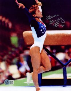 Kerri Strug Autographed/Signed USA Gymnastics 8x10 Photo Beckett 57337