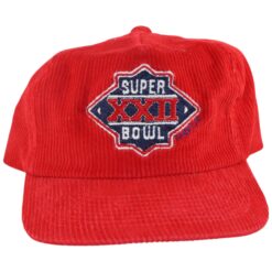 Washington Redskins Super Bowl XXII Red Corduroy Hat 55727
