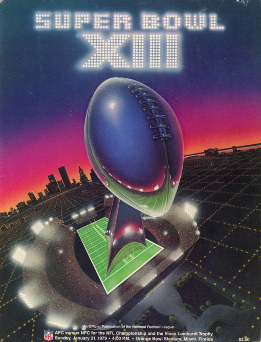 Super Bowl XIII Official Program Steelers vs Cowboys 37405