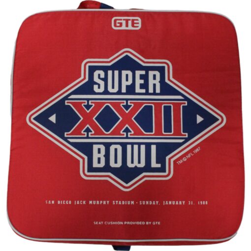 Super Bowl XXII Seat Cushion Washington Redskins vs Denver Broncos 45873