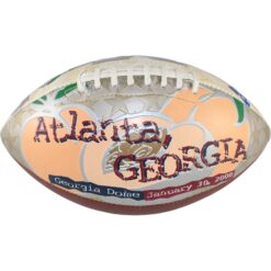 Los Angeles Rams Tennessee Titans Autographed Super Bowl XXXIV Football 59426