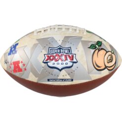 Los Angeles Rams Tennessee Titans Autographed Super Bowl XXXIV Football 59426