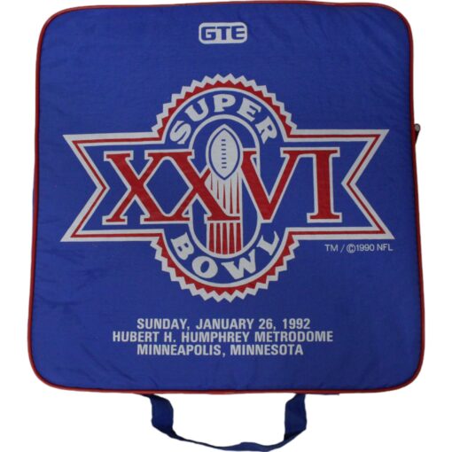 Super Bowl XXVI Seat Cushion Washington Redskins vs Buffalo Bills 45871