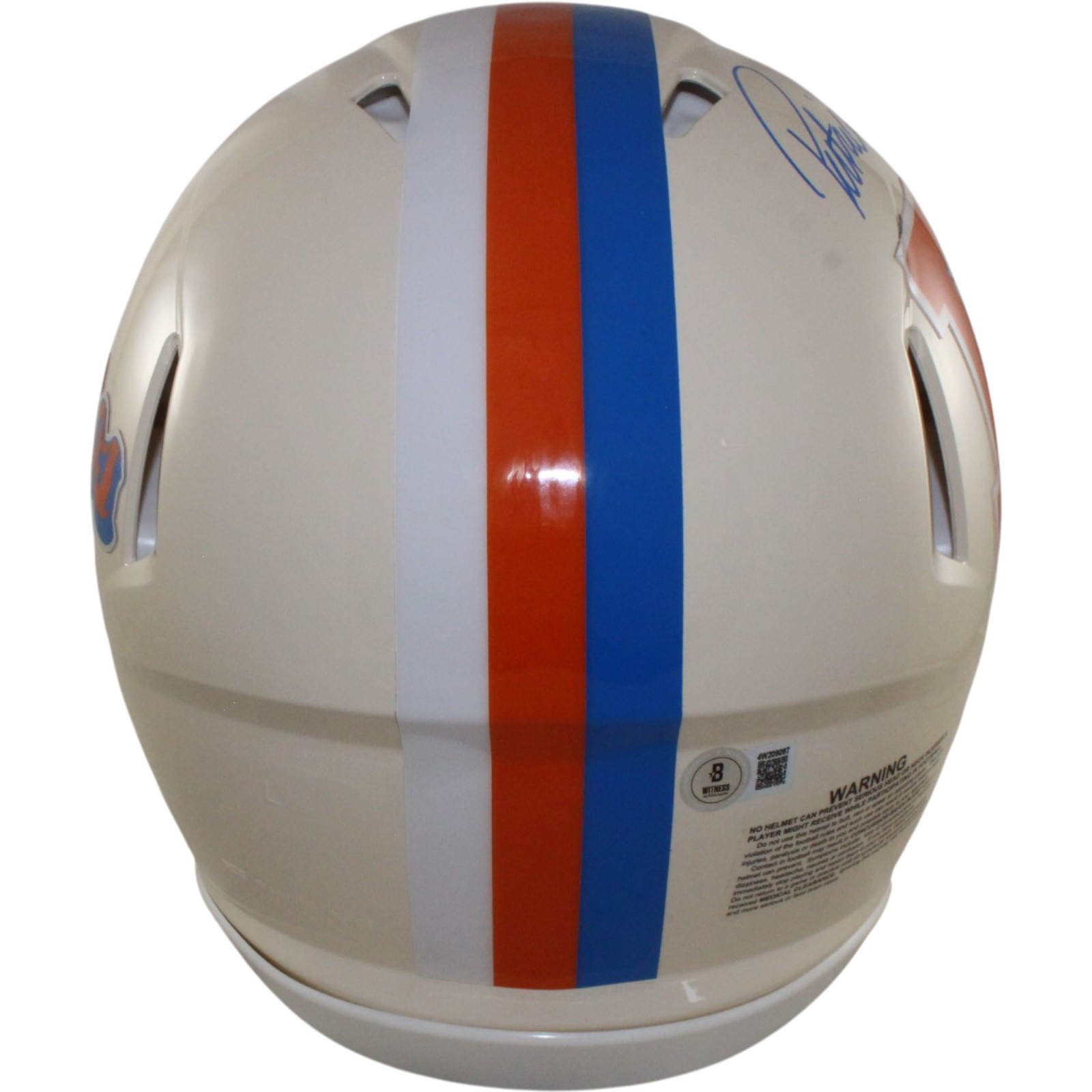 Patrick Surtain Autographed Denver Broncos Authentic Retro Helmet Beckett 56442 3 Patrick Surtain Autographed Denver Broncos Authentic Retro Helmet Beckett 56442