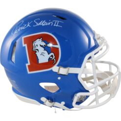 Patrick Surtain Autographed Denver Broncos Authentic TB Helmet Beckett 54640