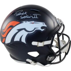 Patrick Surtain Autographed Denver Broncos F/S Helmet Beckett 54650