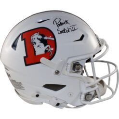 Patrick Surtain Autographed Denver Broncos Speedflex 23 Alt Helmet Beckett 54642