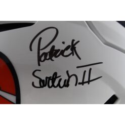 Patrick Surtain Autographed Denver Broncos Speedflex 23 Alt Helmet Beckett 54642