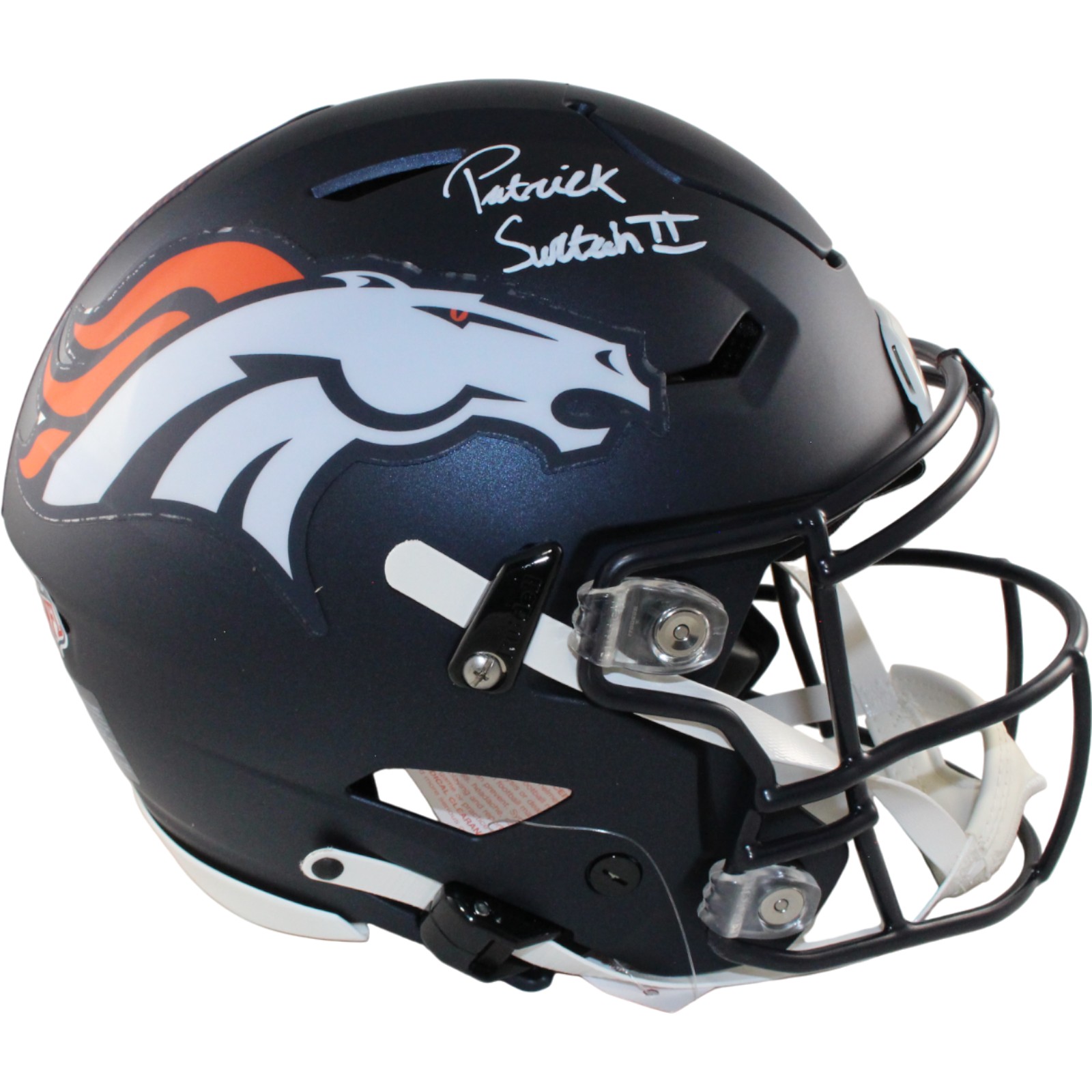 Patrick Surtain Autographed Denver Broncos Speedflex Helmet Beckett 54643