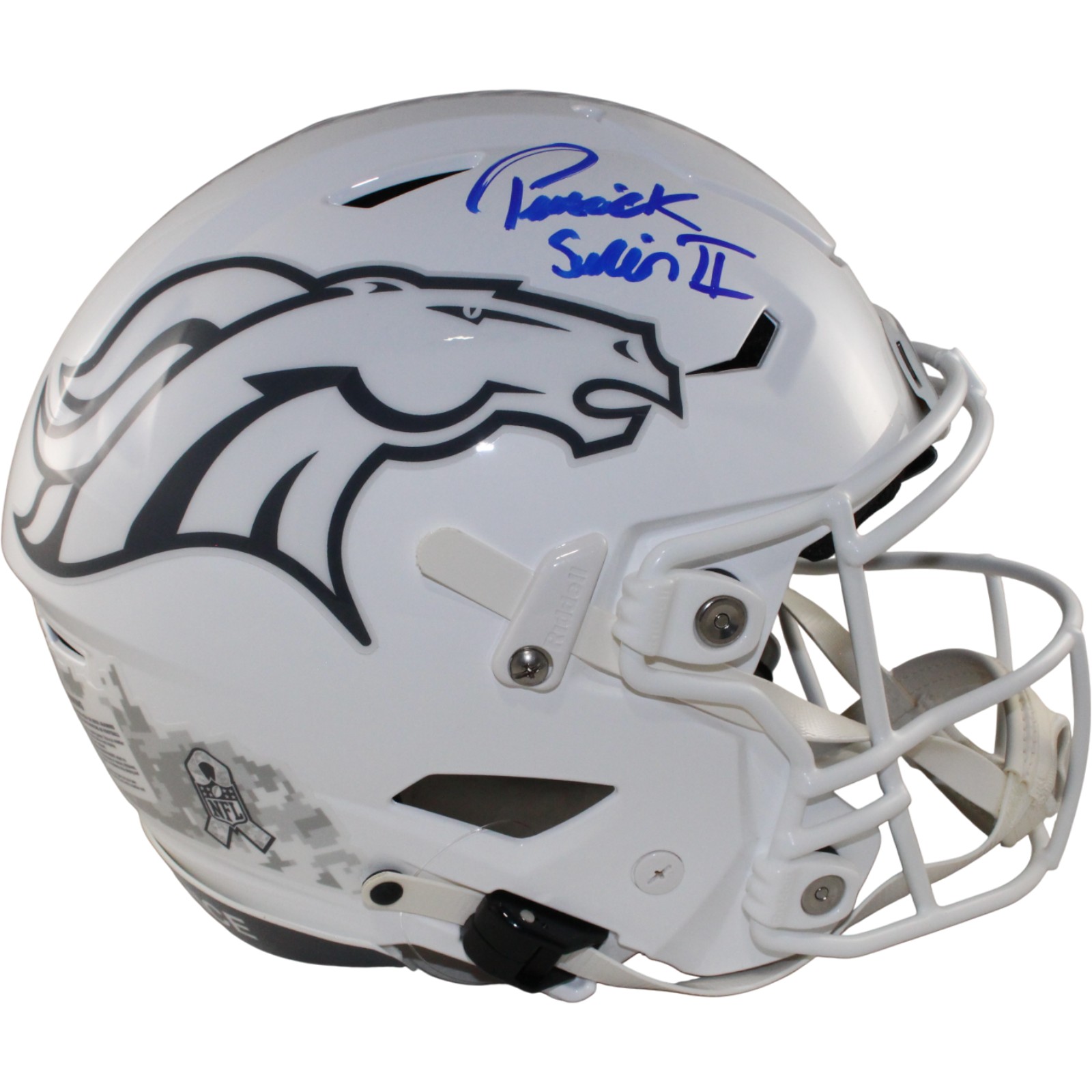 Patrick Surtain Autographed Denver Broncos Speedflex 24 STS Helmet Beckett 54646