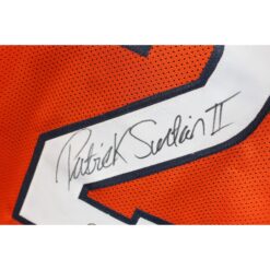 Patrick Surtain Autographed/Signed Pro Style Sz XL Orange Jersey Beckett 56427