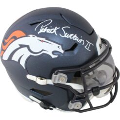 Patrick Surtain Autographed Denver Broncos Midi Helmet Beckett Witness 53158