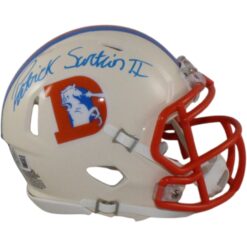 Patrick Surtain Autographed Denver Broncos Retro Mini Helmet Beckett 56415