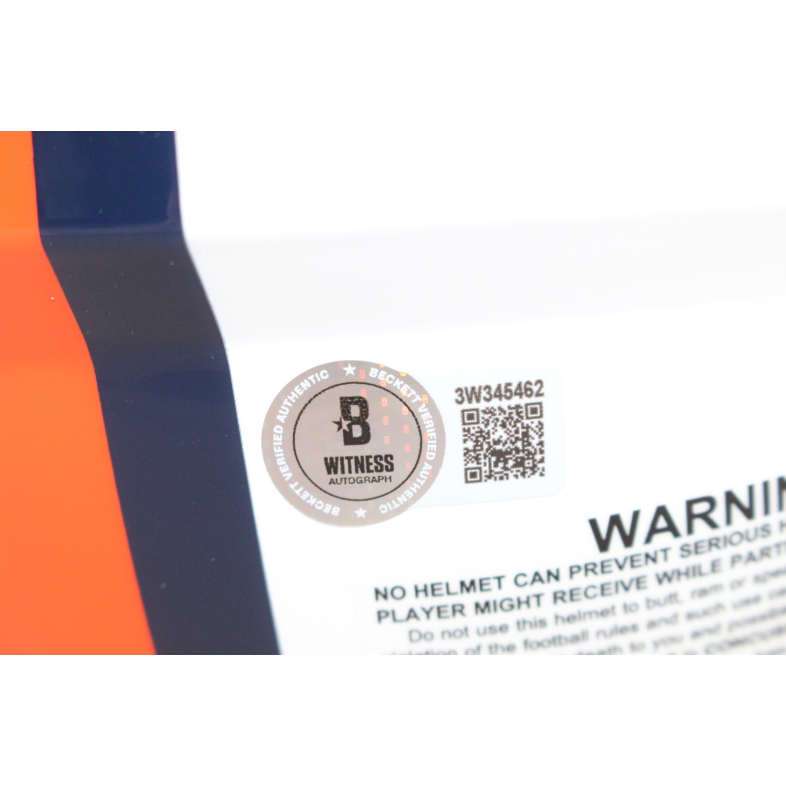 Patrick Surtain Autographed Denver Broncos Authentic Helmet 23 Alt Beckett 53130 4 Patrick Surtain Autographed Denver Broncos Authentic Helmet 23 Alt Beckett 53130