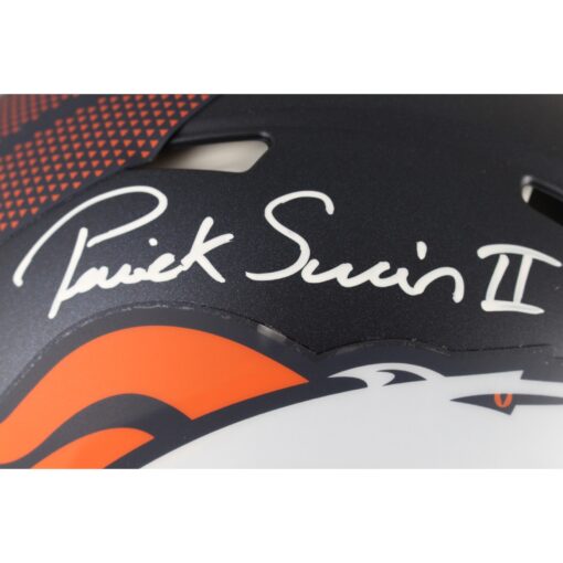 Patrick Surtain Autographed/Signed Denver Broncos Authentic Helmet Beckett 49837