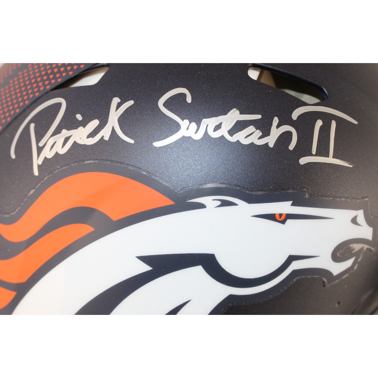 Patrick Surtain Autographed Denver Broncos Authentic Helmet Beckett W 53128 2 Patrick Surtain Autographed Denver Broncos Authentic Helmet Beckett W 53128