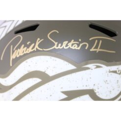Patrick Surtain Autographed Denver Broncos F/S 22 STS Helmet Beckett WIT 53136