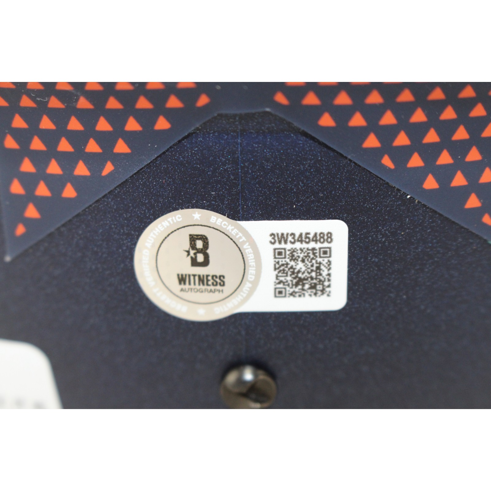 Patrick Surtain Autographed Denver Broncos F/S Helmet Beckett Witness 53135 4 Patrick Surtain Autographed Denver Broncos F/S Helmet Beckett Witness 53135