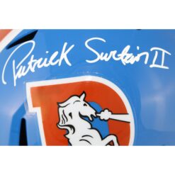 Patrick Surtain Autographed Denver Broncos F/S TB Helmet Beckett Witness 53134