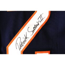 Patrick Surtain Autographed Pro Style sz XL Blue Jersey Beckett Witness 53127