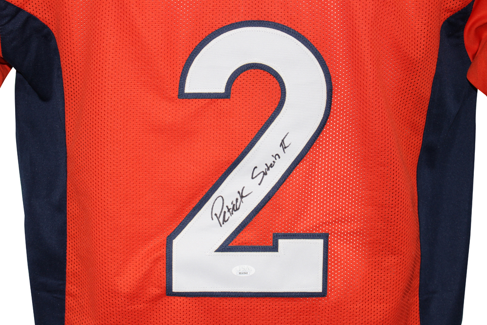 Tee Higgins Authentic Signed Oange Po Style Famed Jesey