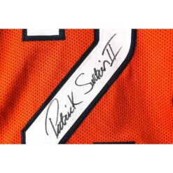 Patrick Surtain Autographed Pro Style sz XL Orange Jersey Beckett Witness 53122