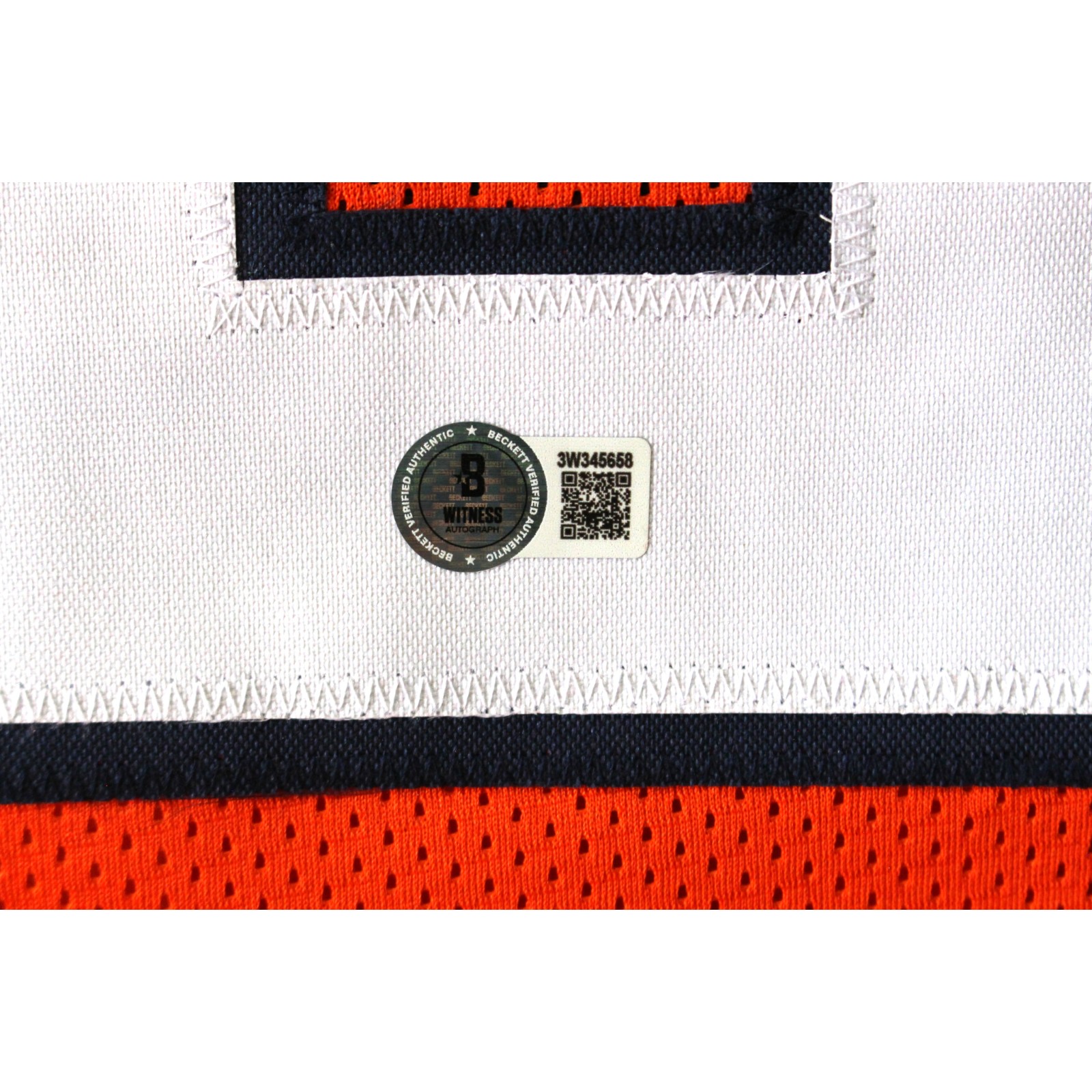 Patrick Surtain Autographed Pro Style sz XL Orange Jersey Beckett Witness 53122 3 Patrick Surtain Autographed Pro Style sz XL Orange Jersey Beckett Witness 53122