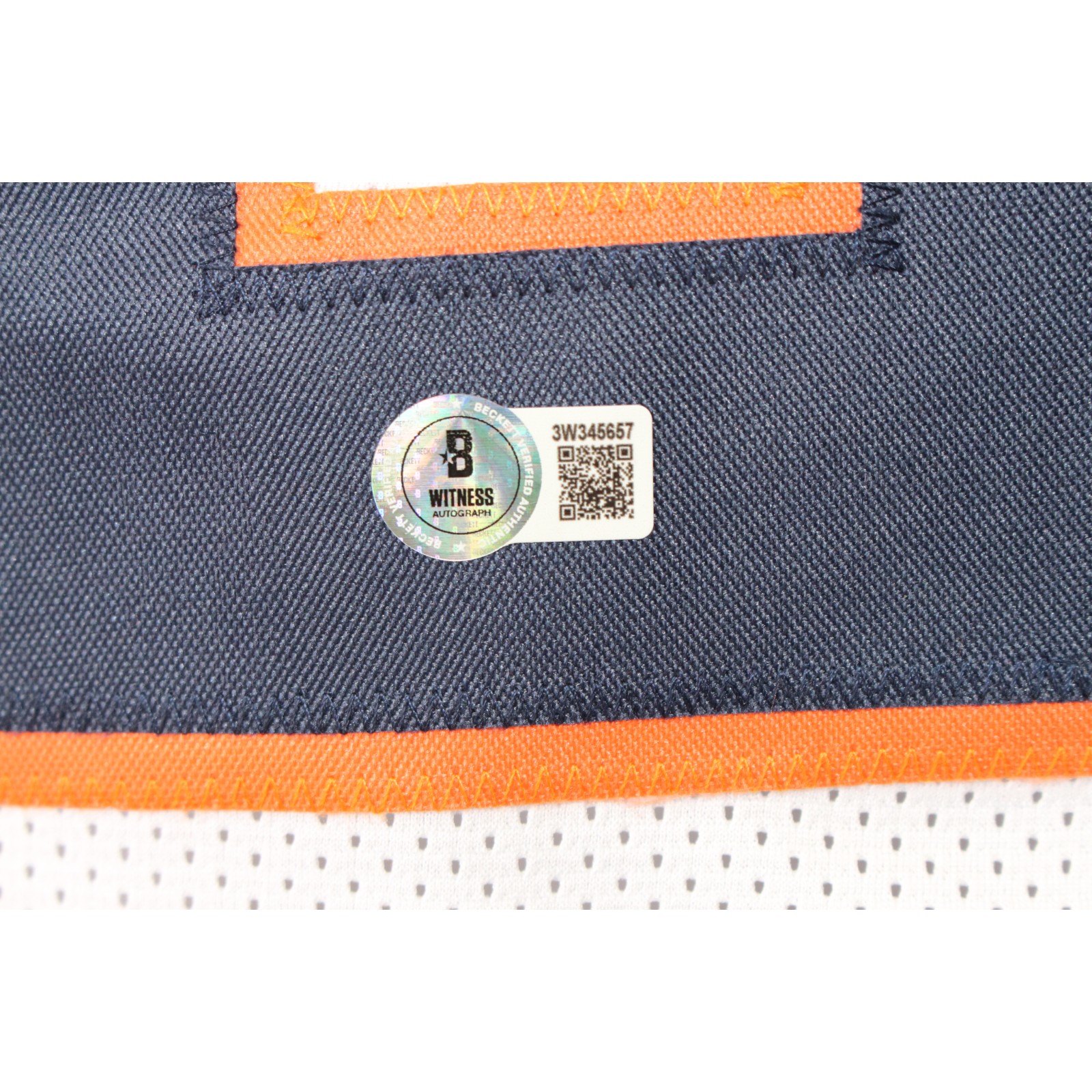 Patrick Surtain Autographed Pro Style sz XL White Jersey Beckett Witness 53125 3 Patrick Surtain Autographed Pro Style sz XL White Jersey Beckett Witness 53125