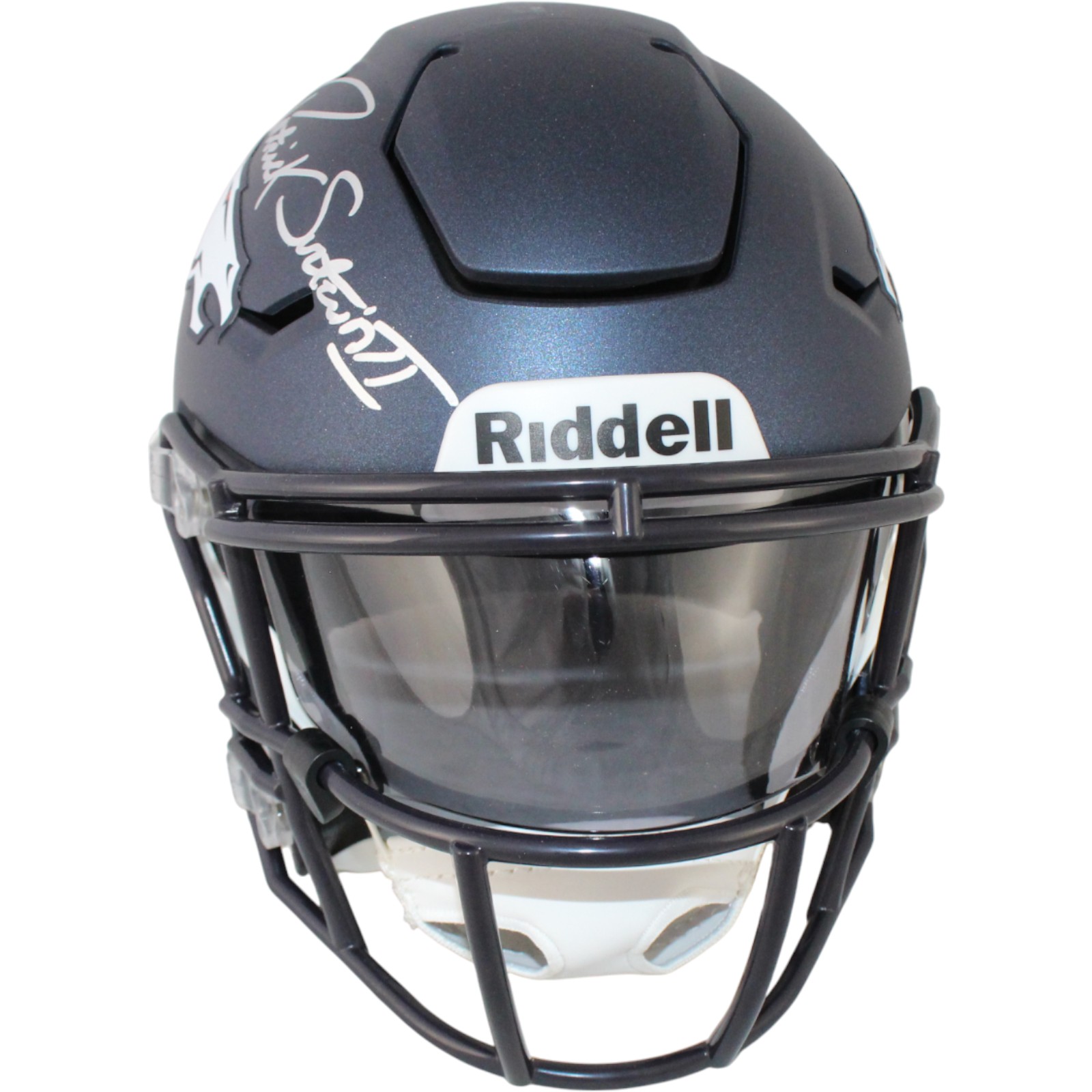 Patrick Surtain Autographed Denver Broncos Midi Helmet Beckett Witness 53132 2 Patrick Surtain Autographed Denver Broncos Midi Helmet Beckett Witness 53132