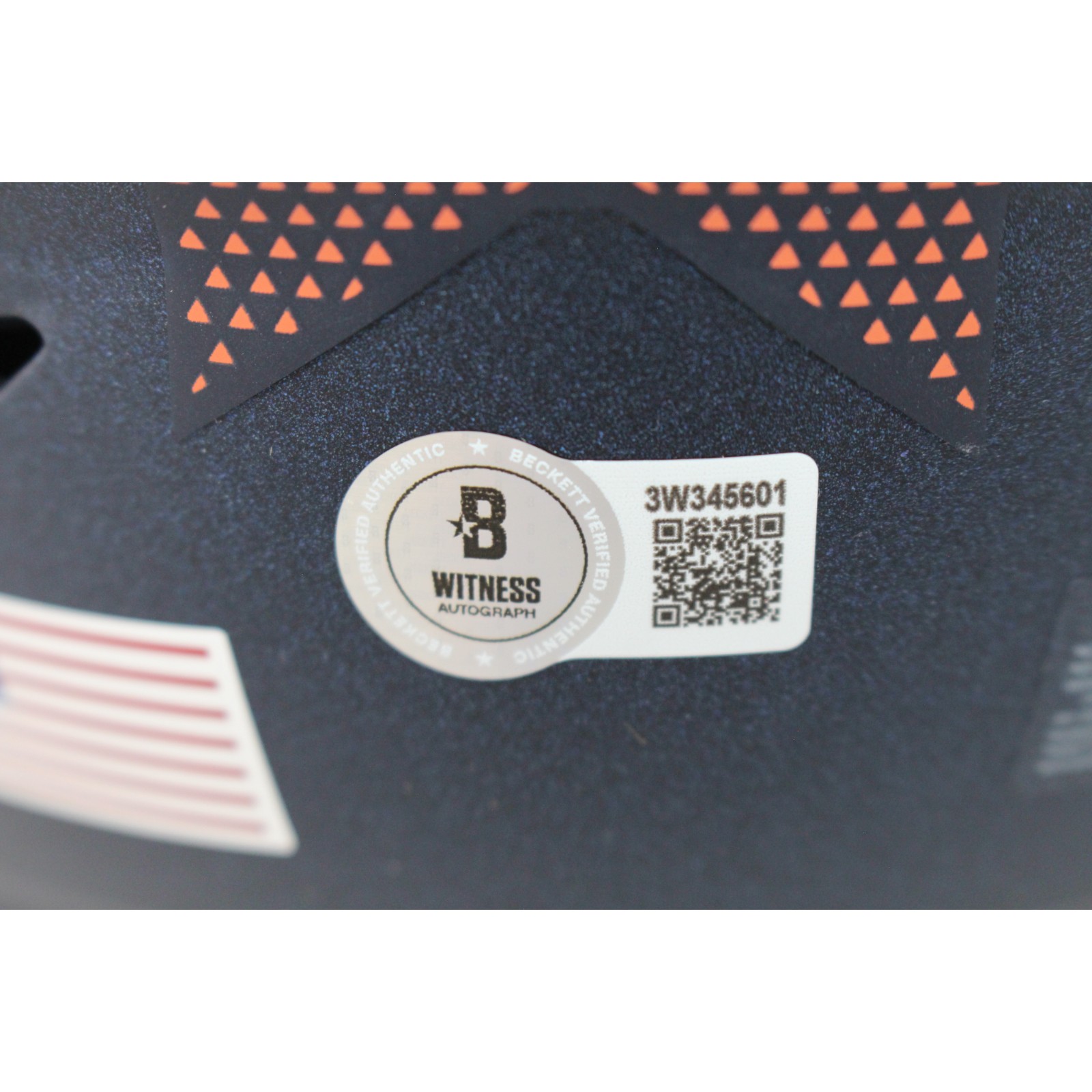 Patrick Surtain Autographed Denver Broncos Midi Helmet Beckett Witness 53132 5 Patrick Surtain Autographed Denver Broncos Midi Helmet Beckett Witness 53132