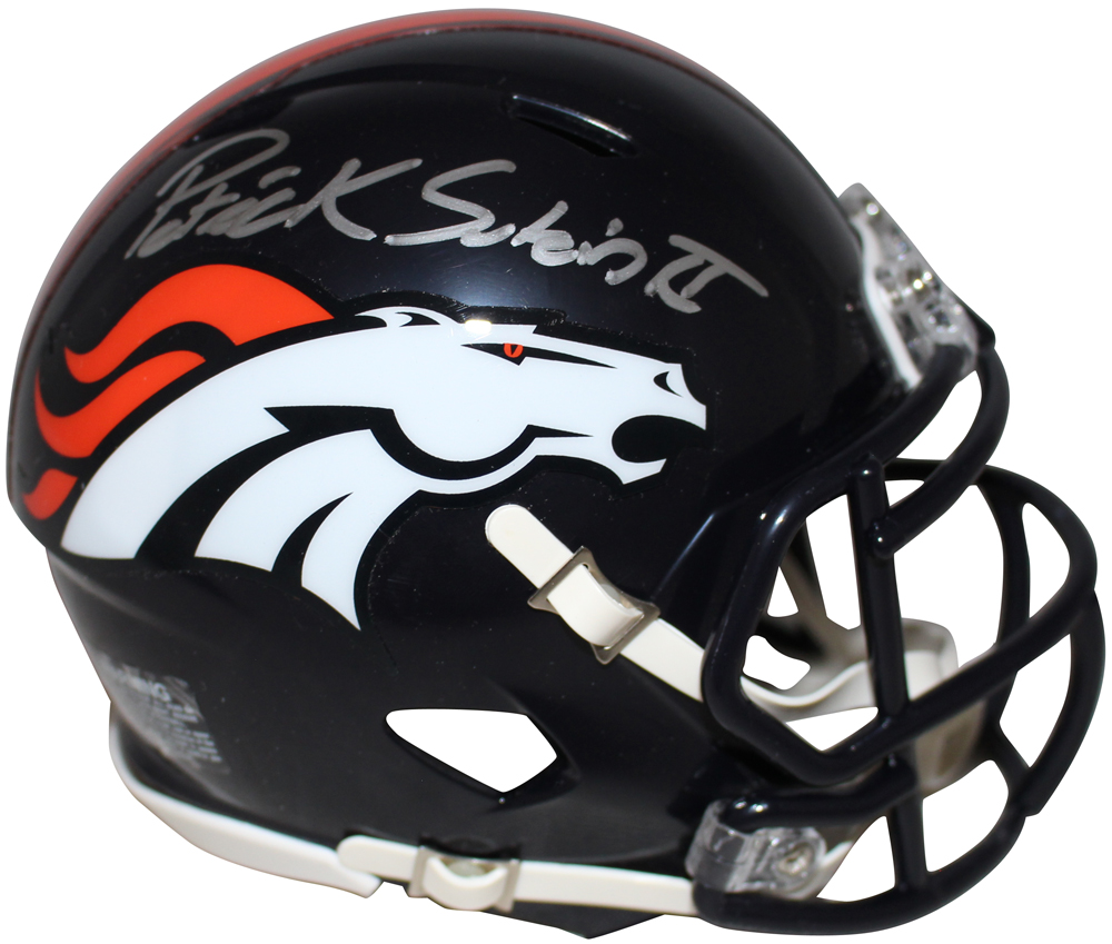 Patrick Surtain II Autographed Denver Broncos Speed Mini Helmet JSA