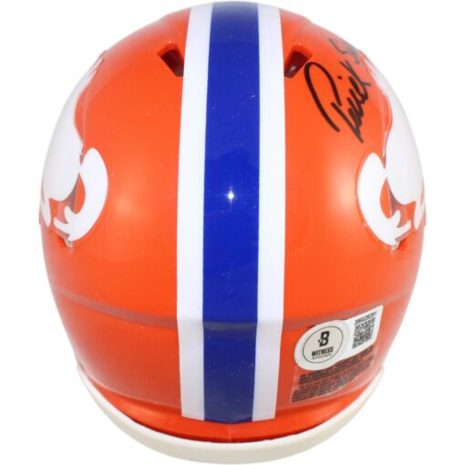 Patrick Surtain Autograhed Denver Broncos TB Mini Helmet Beckett Witness 51448
