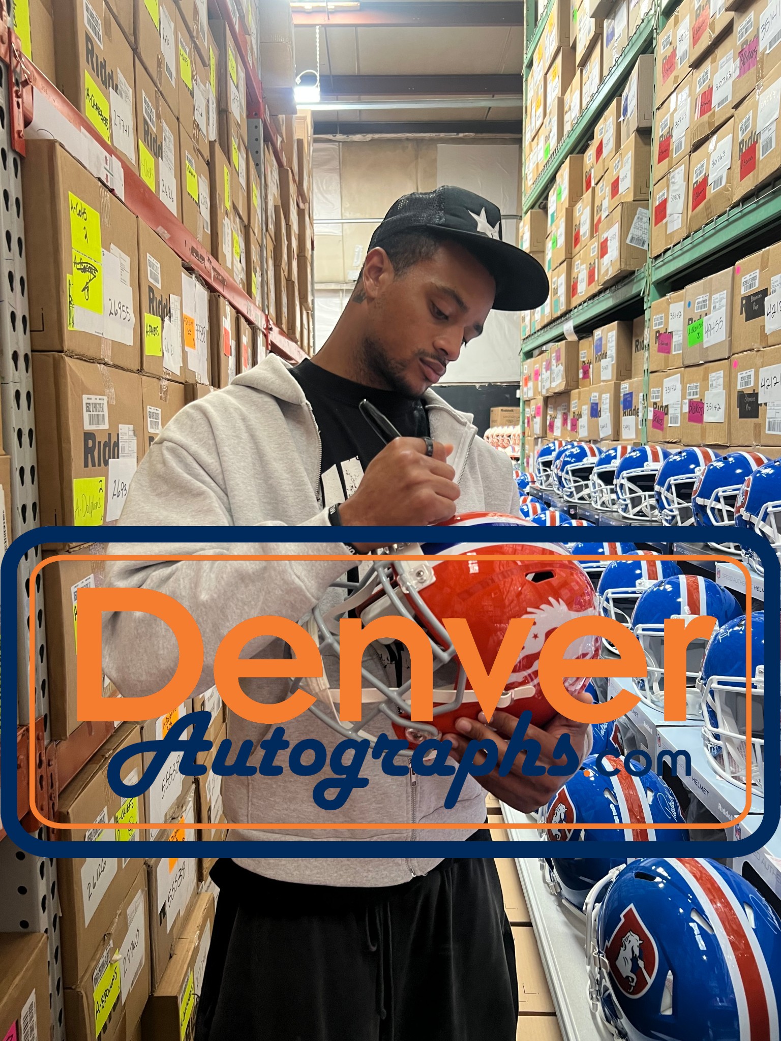 Patrick Surtain Autographed Denver Broncos F/S TB Helmet Beckett Witness 56410 7 Patrick Surtain Autographed Denver Broncos F/S TB Helmet Beckett Witness 56410