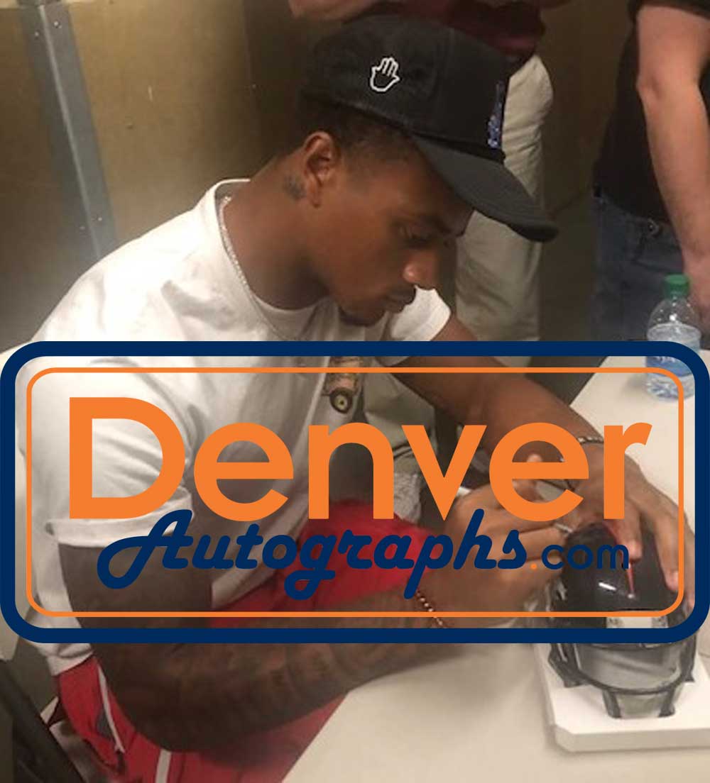 Patrick Surtain II Autographed Denver Broncos Speed Mini Helmet JSA