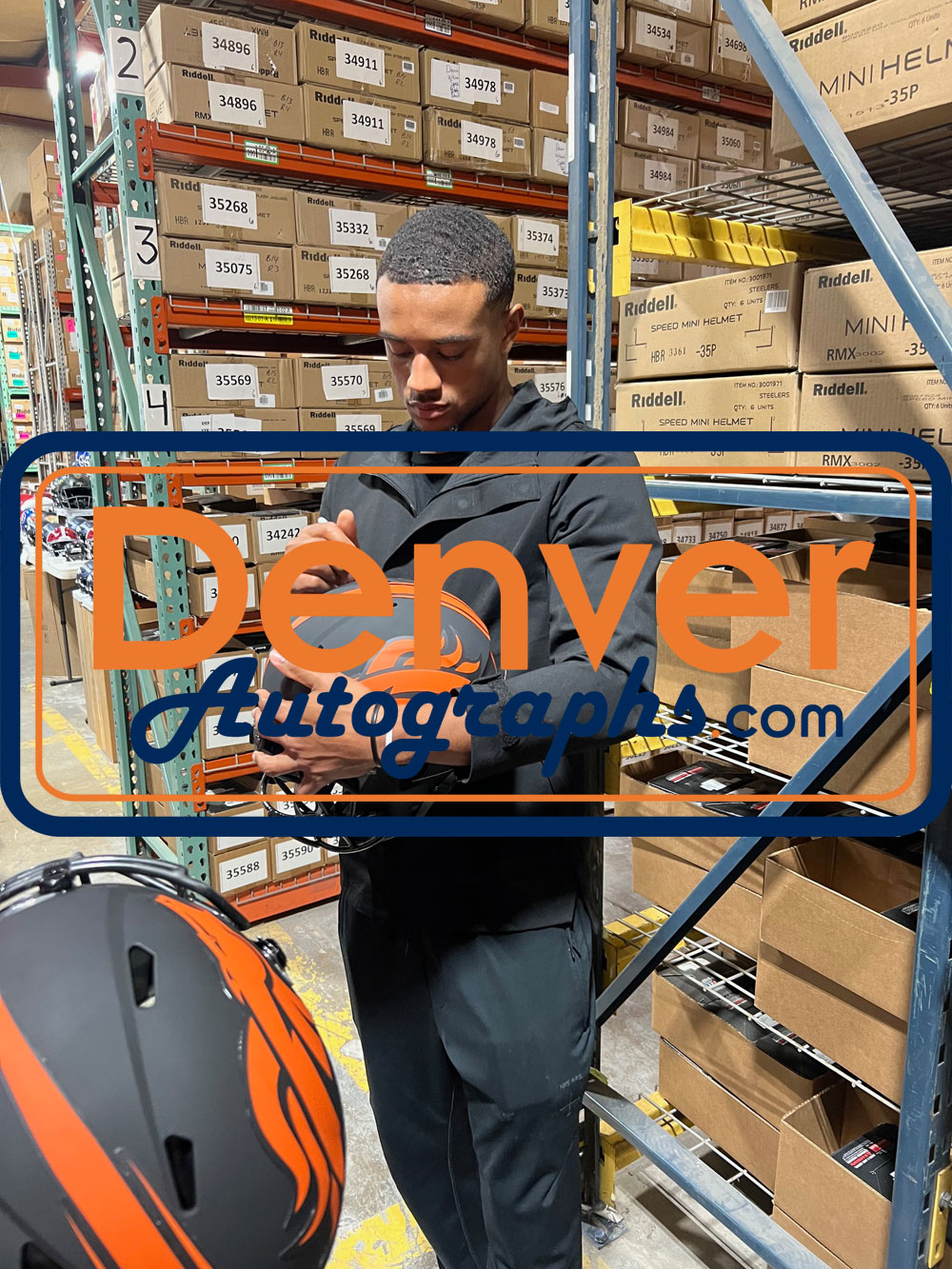 Patrick Surtain Autographed Denver Broncos Pro Helmet Eclipse Beckett WIT 53131 6 Patrick Surtain Autographed Denver Broncos Pro Helmet Eclipse Beckett WIT 53131