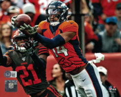 Courtland Sutton Autographed Denver Broncos 8x10 Photo Beckett