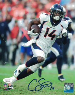 Courtland Sutton Autographed/Signed Denver Broncos 8x10 Photo JSA 25818 PF